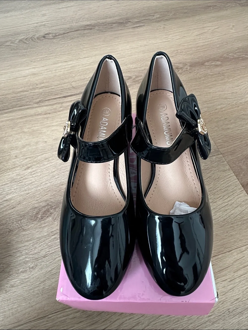 Girls' Black Patent Mary Jane Dress Shoes